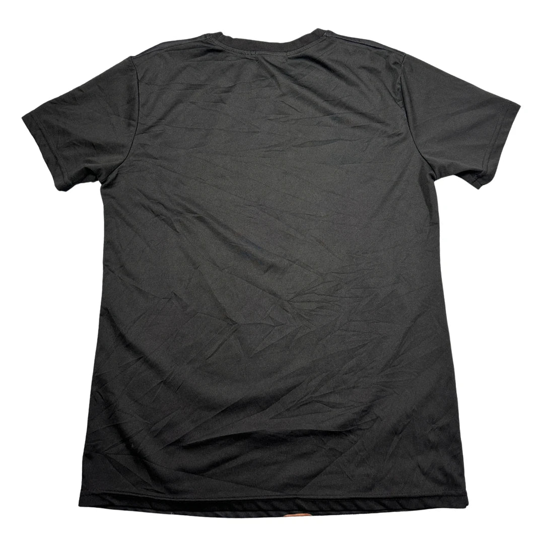 J.XQS®Black Graphic T Shirt-S