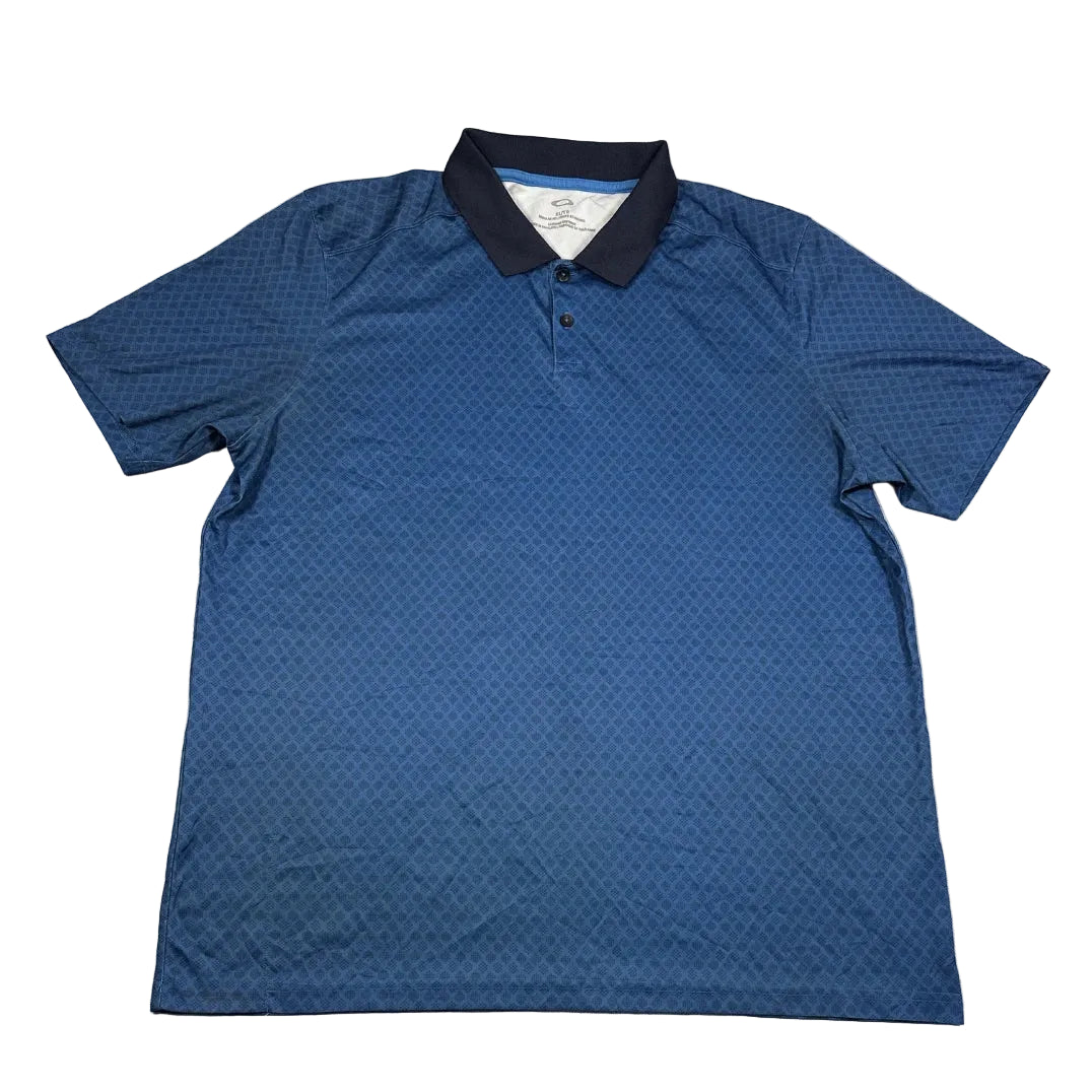 Oakley® Blue Polo Shirt Patterned-XL