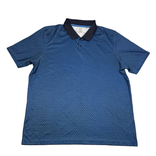 Oakley® Blue Polo Shirt Patterned-XL