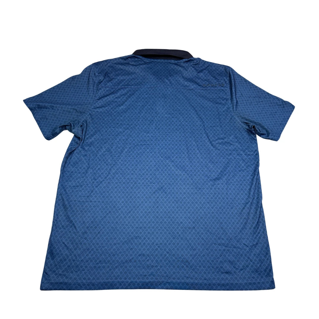 Oakley® Blue Polo Shirt Patterned-XL