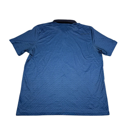 Oakley® Blue Polo Shirt Patterned-XL