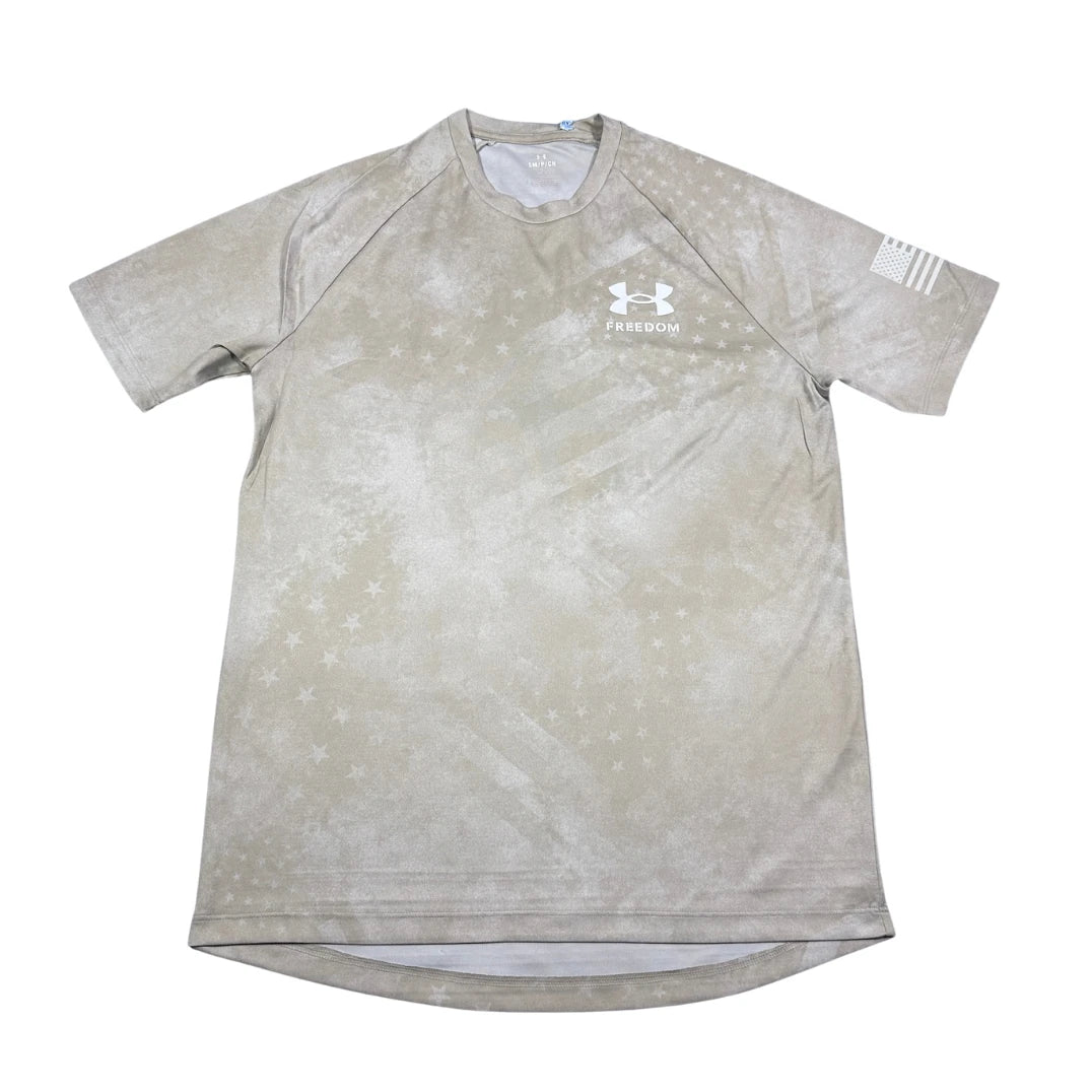Under Armour® Beige Freedom Performance Shirt-S