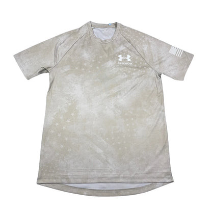 Under Armour® Beige Freedom Performance Shirt-S