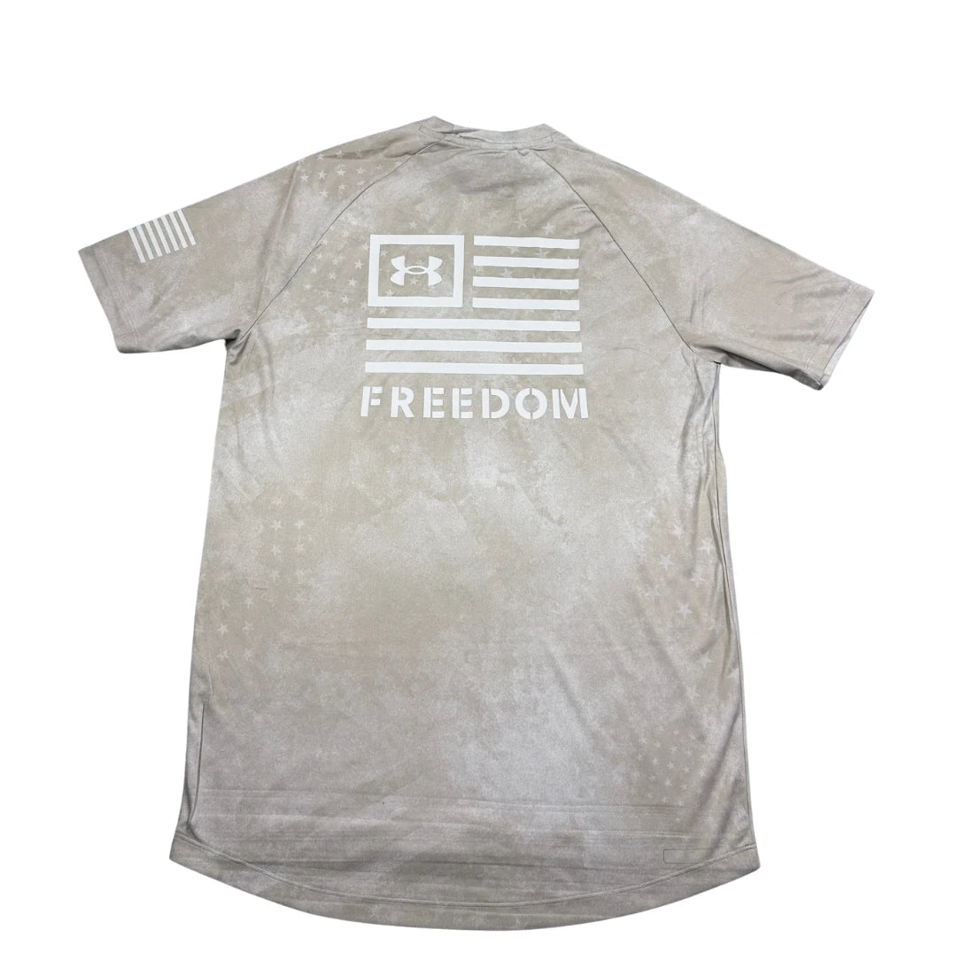 Under Armour® Beige Freedom Performance Shirt-S
