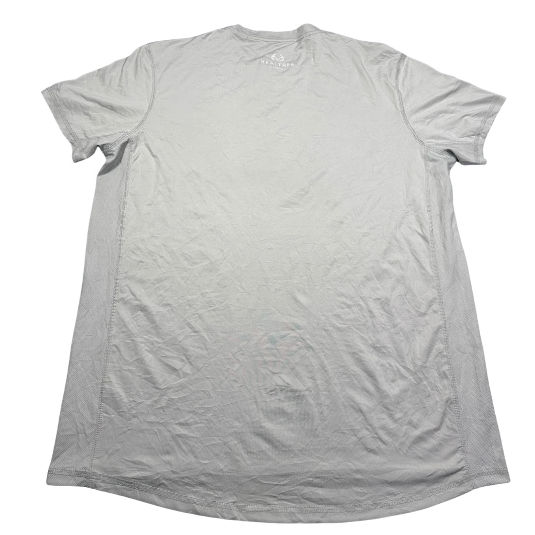 Realtree® Gray Fishing Performance Shirt-2XL