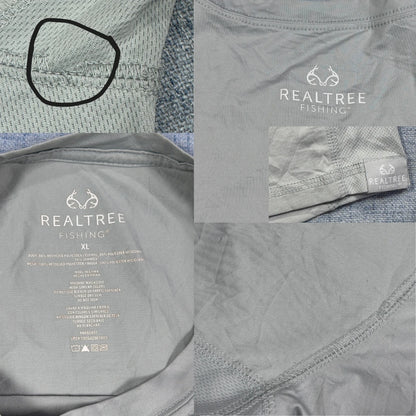 Realtree® Gray Fishing Performance Shirt-2XL