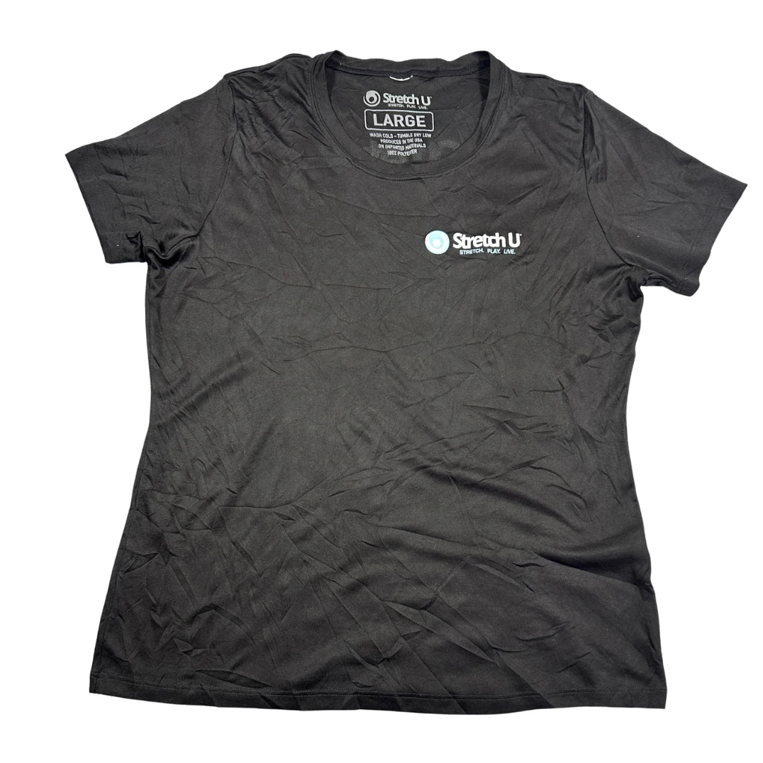 Stretch U® Black Sports T Shirt-M