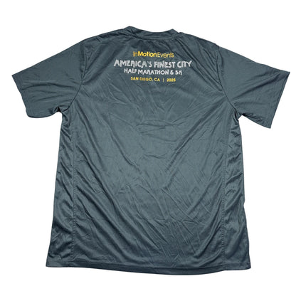 InMotionEvents® Grey Marathon Running Shirt-L