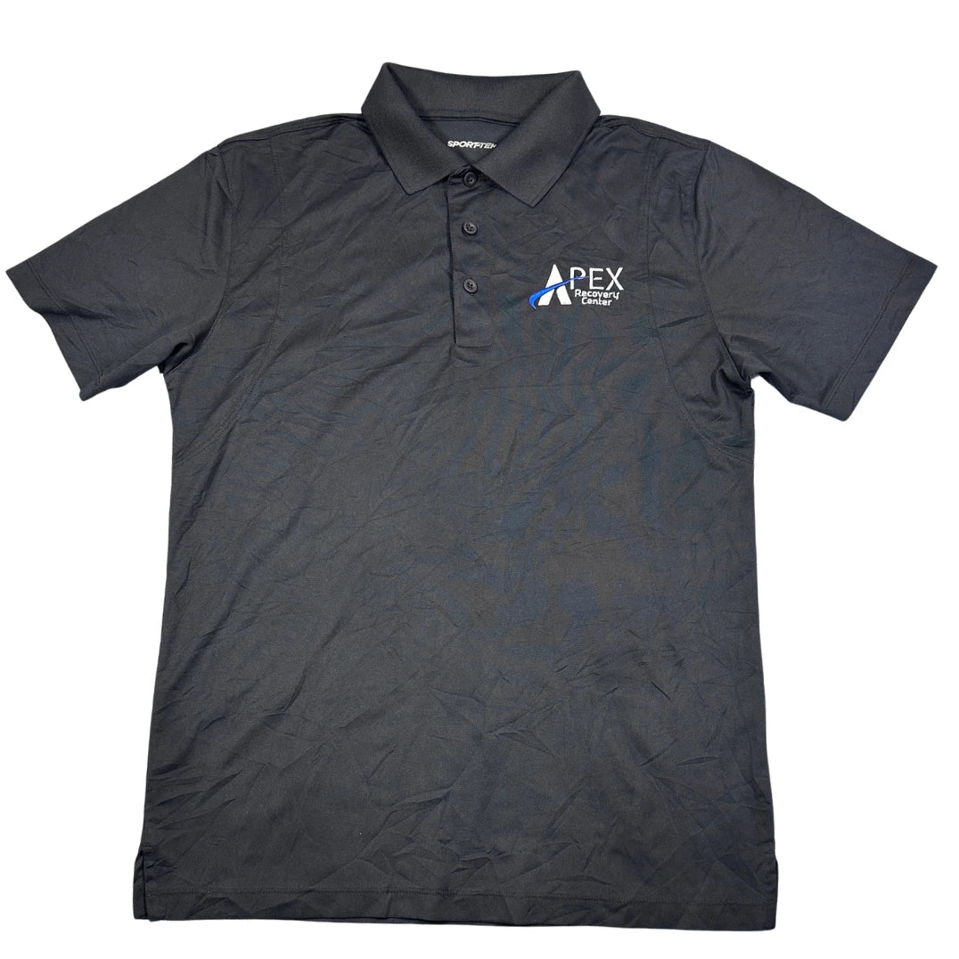 Sport Tek® Black Polo Shirt-M