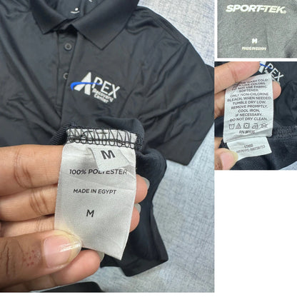 Sport Tek® Black Polo Shirt-M