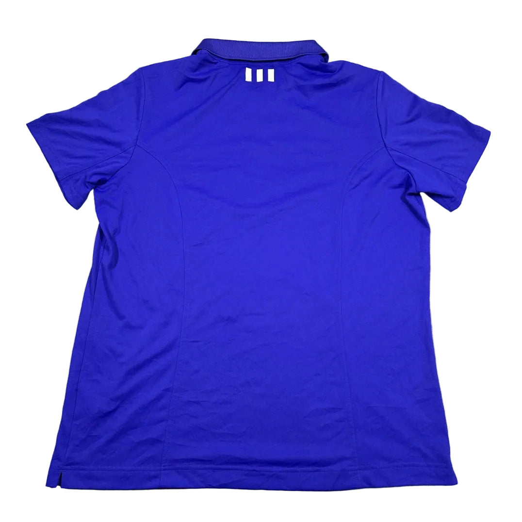 Adidas® Blue Golf Polo Shirt-M