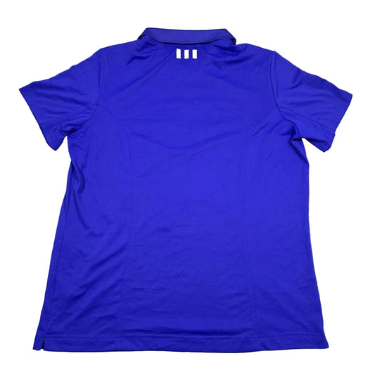 Adidas® Blue Golf Polo Shirt-M