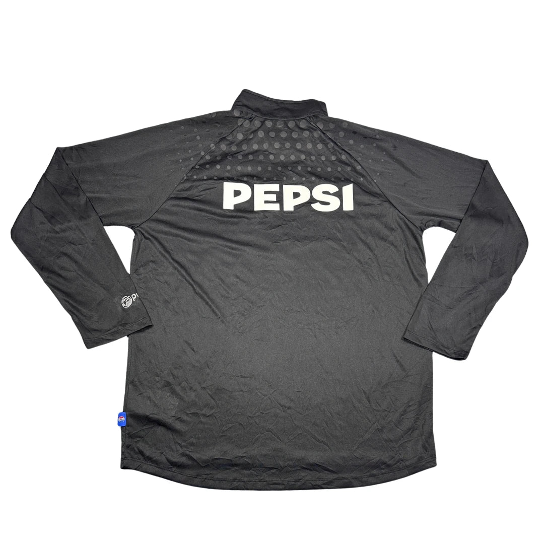 Pepsi® Black Quarter Zip Pullover-L