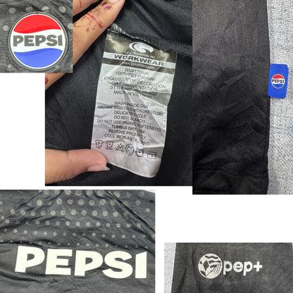 Pepsi® Black Quarter Zip Pullover-L