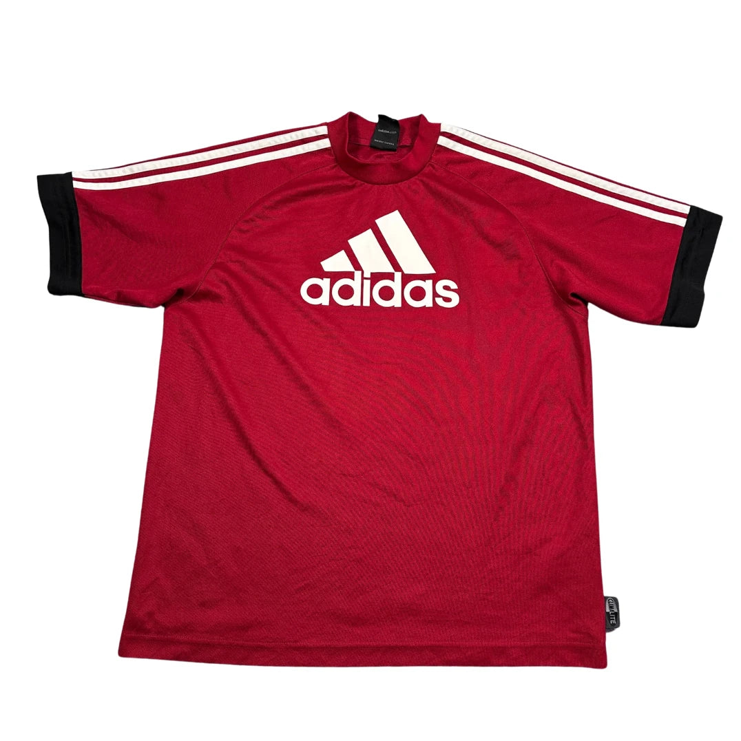 Adidas® Red Training Shirt Logo-L