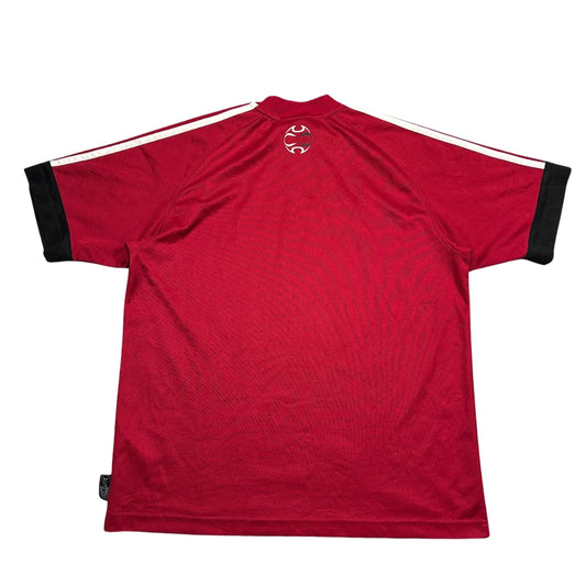 Adidas® Red Training Shirt Logo-L