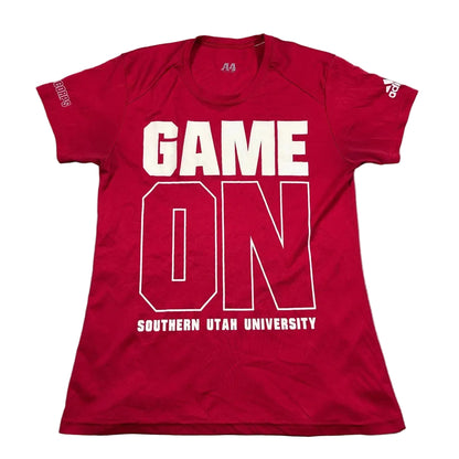 Adidas® Red Graphic Sports Tee-S