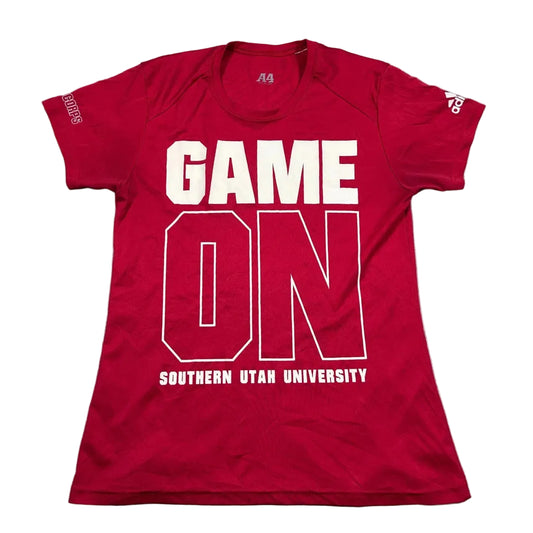 Adidas® Red Graphic Sports Tee-S