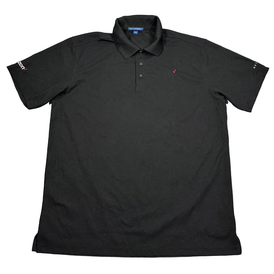 Verizon® Black Polo Shirt Network-XL