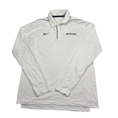 Nike® White Dri FIT Polo-L