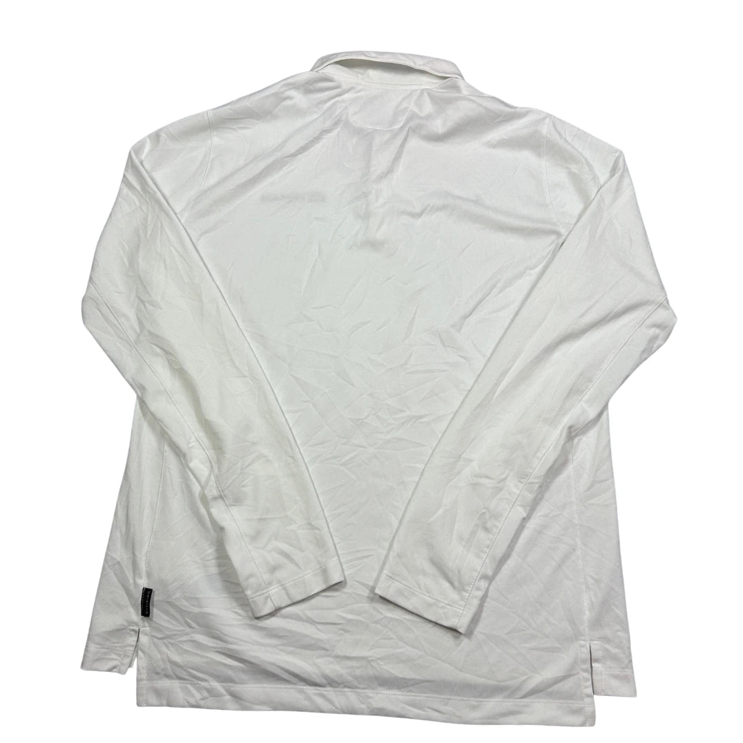 Nike® White Dri FIT Polo-L