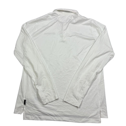 Nike® White Dri FIT Polo-L