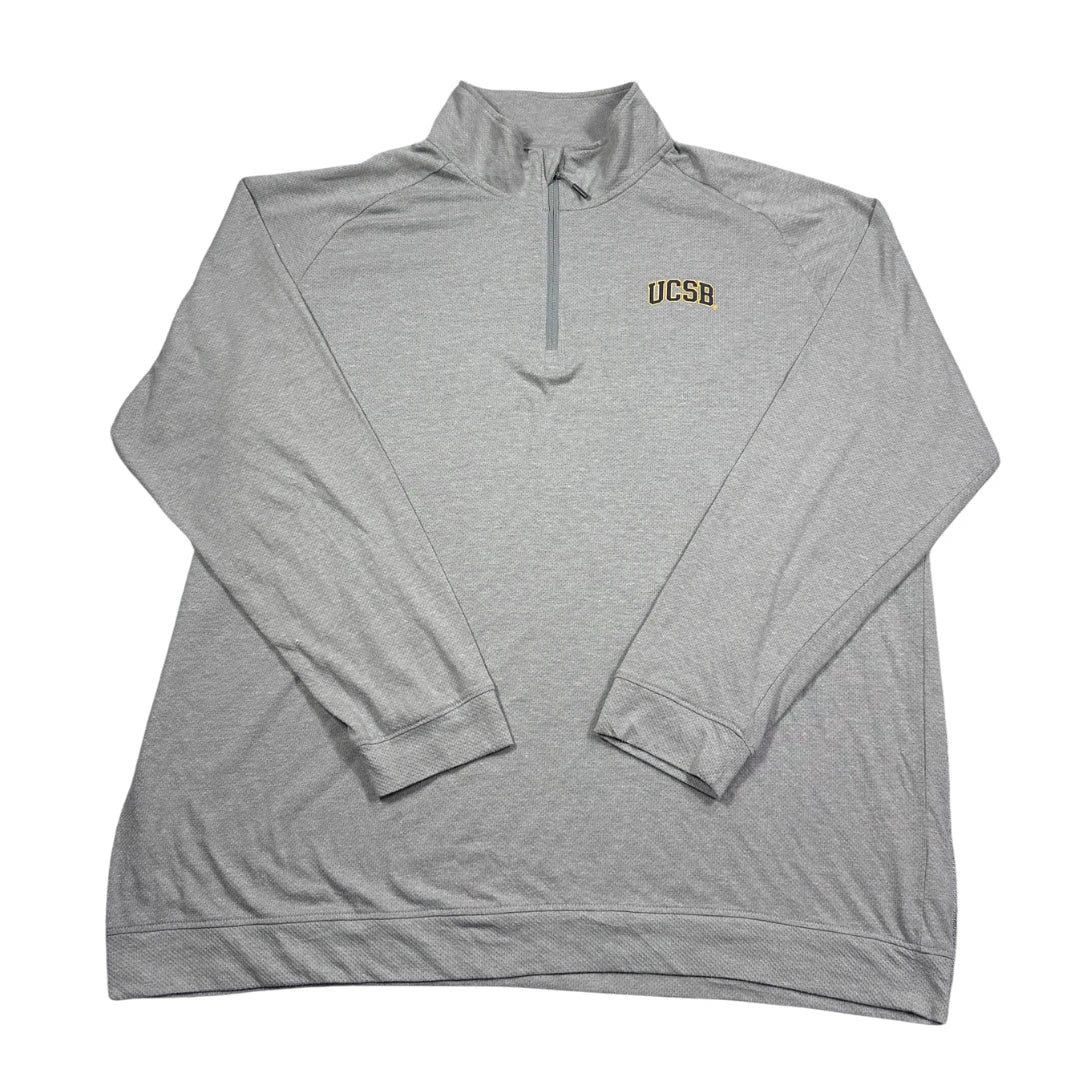 Champion® Grey Quarter Zip Pullover UCSB-2XL