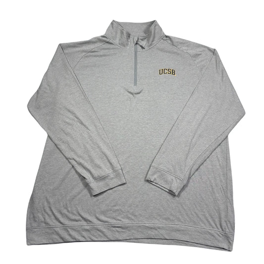 Champion® Grey Quarter Zip Pullover UCSB-2XL