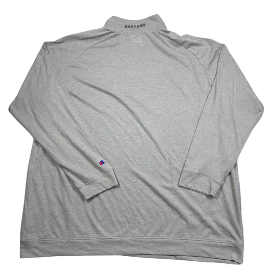 Champion® Grey Quarter Zip Pullover UCSB-2XL
