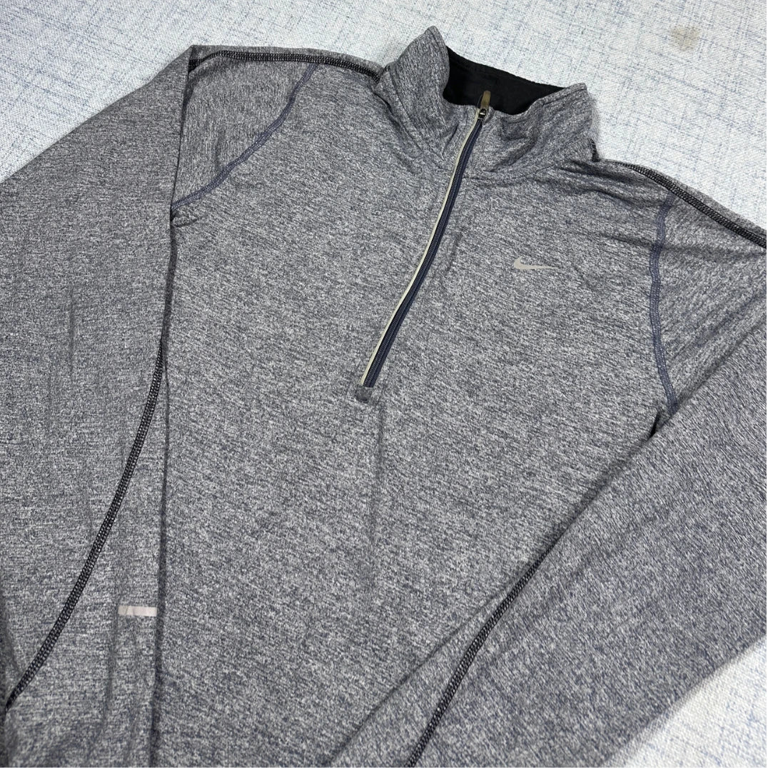 Nike® Grey Dri FIT Pullover-S