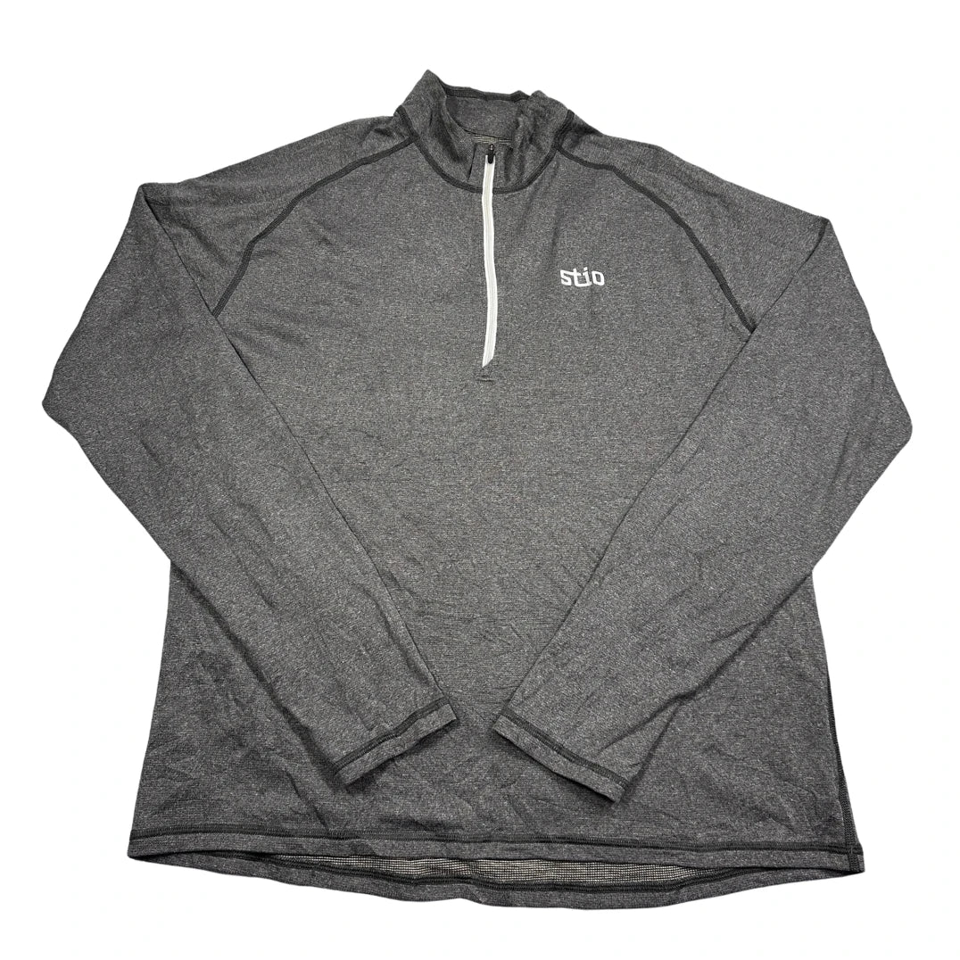 Stio® Grey Quarter Zip Performance-XL