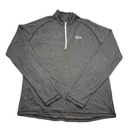 Stio® Grey Quarter Zip Performance-XL