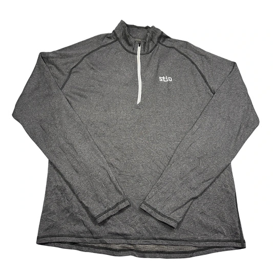 Stio® Grey Quarter Zip Performance-XL