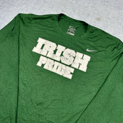 Nike® Green Dri Fit Long Sleeve-L