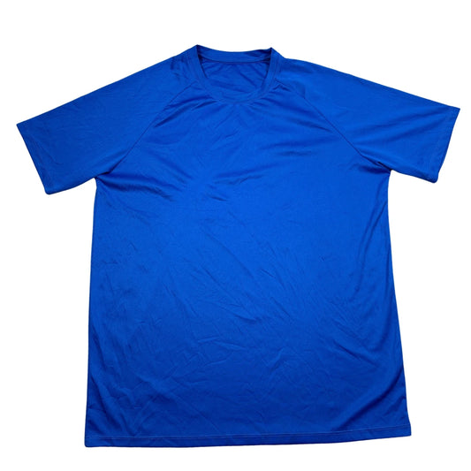 Unbranded Royal Blue Raglan Performance T Shirt-L