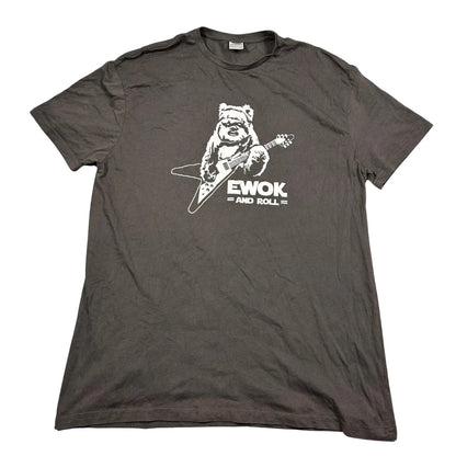 Uneek® Charcoal Ewok And Roll Graphic T Shirt-XL