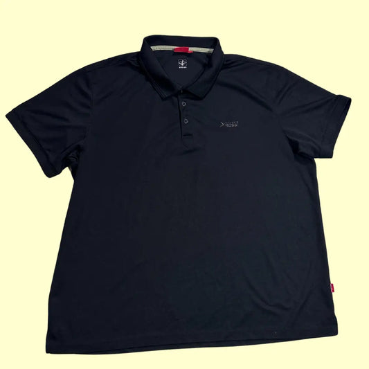 Classic black polo shirt from Rossi,