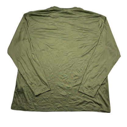 UltraClub® Olive Wasatch Half Marathon Long Sleeve Performance T Shirt-L