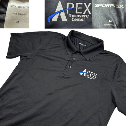 Sport-Tek® Black Performance Polo Shirt-M