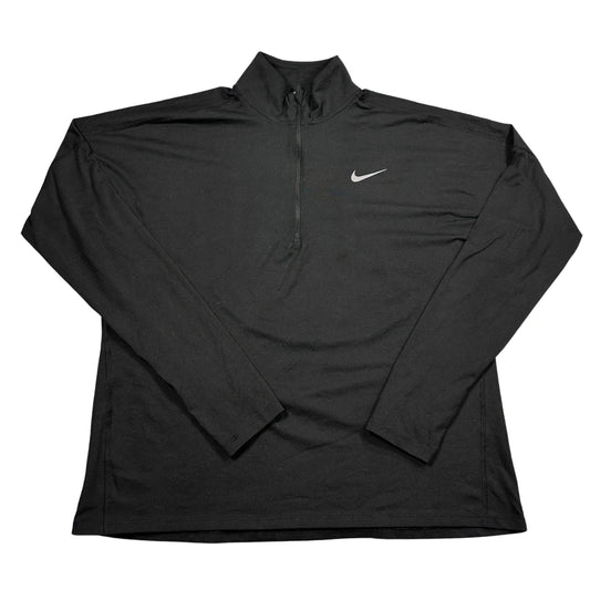 Nike® Black Dri-Fit Half Zip Running Top-L