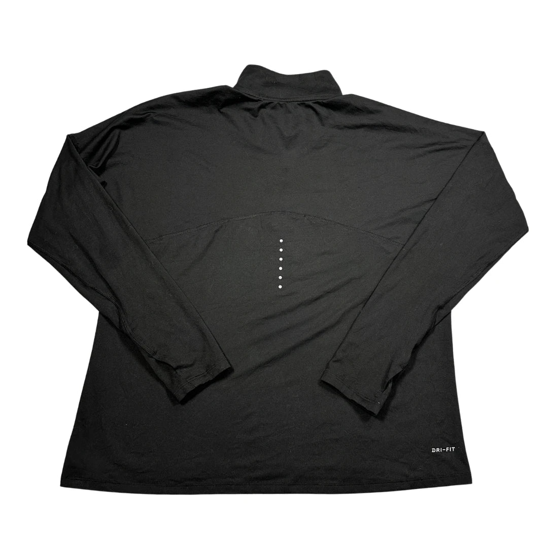 Nike® Black Dri-Fit Half Zip Running Top-L