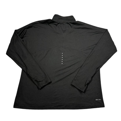 Nike® Black Dri-Fit Half Zip Running Top-L