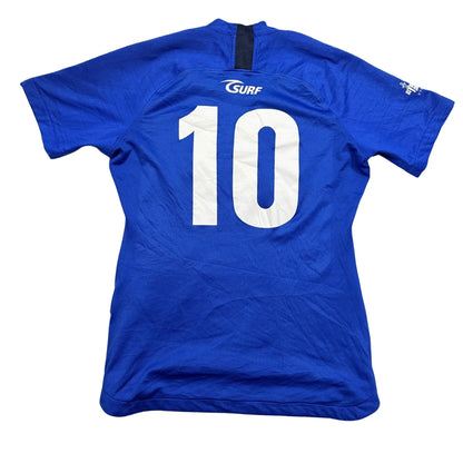 Nike® Royal Blue Dri-Fit Soccer Jersey Number 10-M