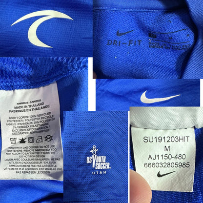 Nike® Royal Blue Dri-Fit Soccer Jersey Number 10-M
