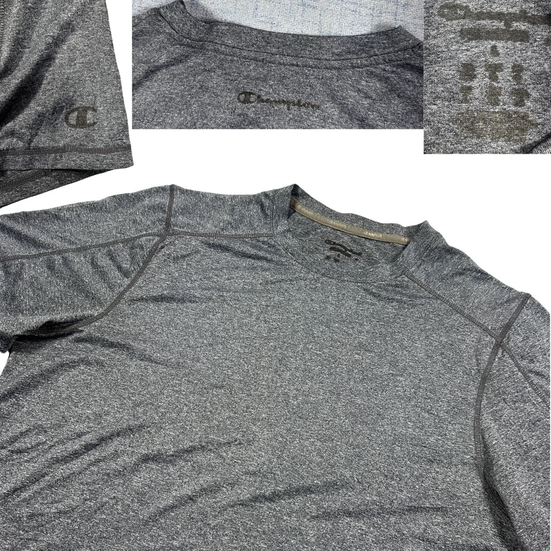 Thrift-and-treasures Grey Men's T Shirt-L CHAMPION
