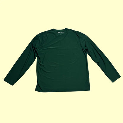 Authentic Under Armour long-sleeve performance shirt in deep green
