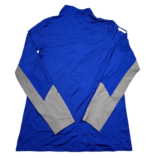 Thrift-and-treasures Blue Zip Pullover-S Russell