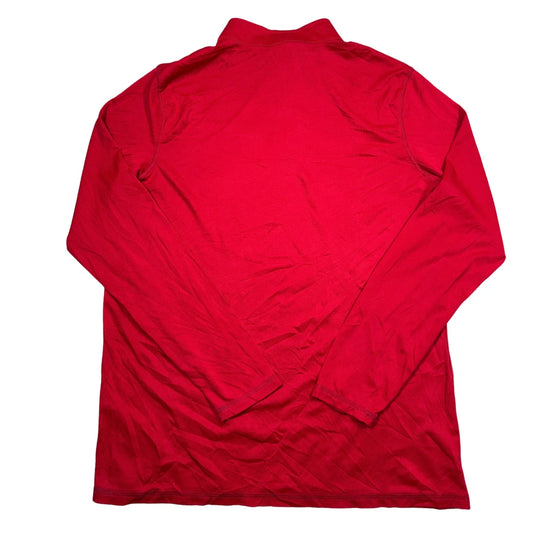 Thrift-and-treasures Red Zip Pullover-L AUGUSTA