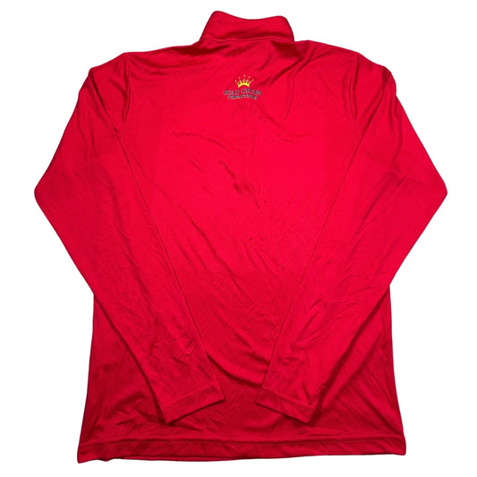 Sport-Tek® Red Quarter Zip Pullover-S