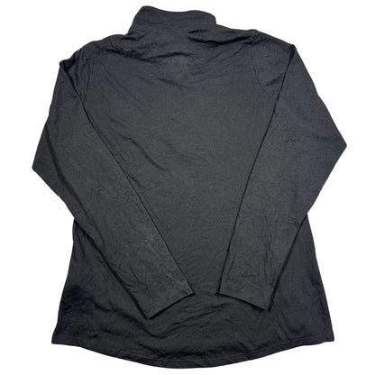 Sport-Tek® Black Tri-Blend Quarter Zip Pullover-M